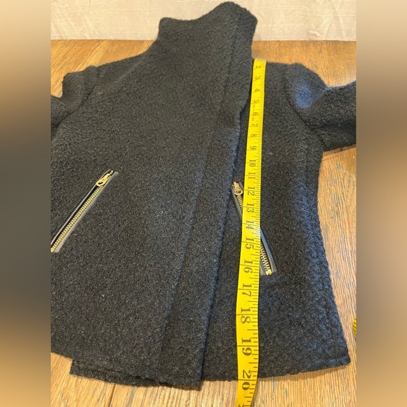 📍🖤 Black wool-blend moto jacket – Juicy Couture – Size S🖤 - Picture 6 of 10